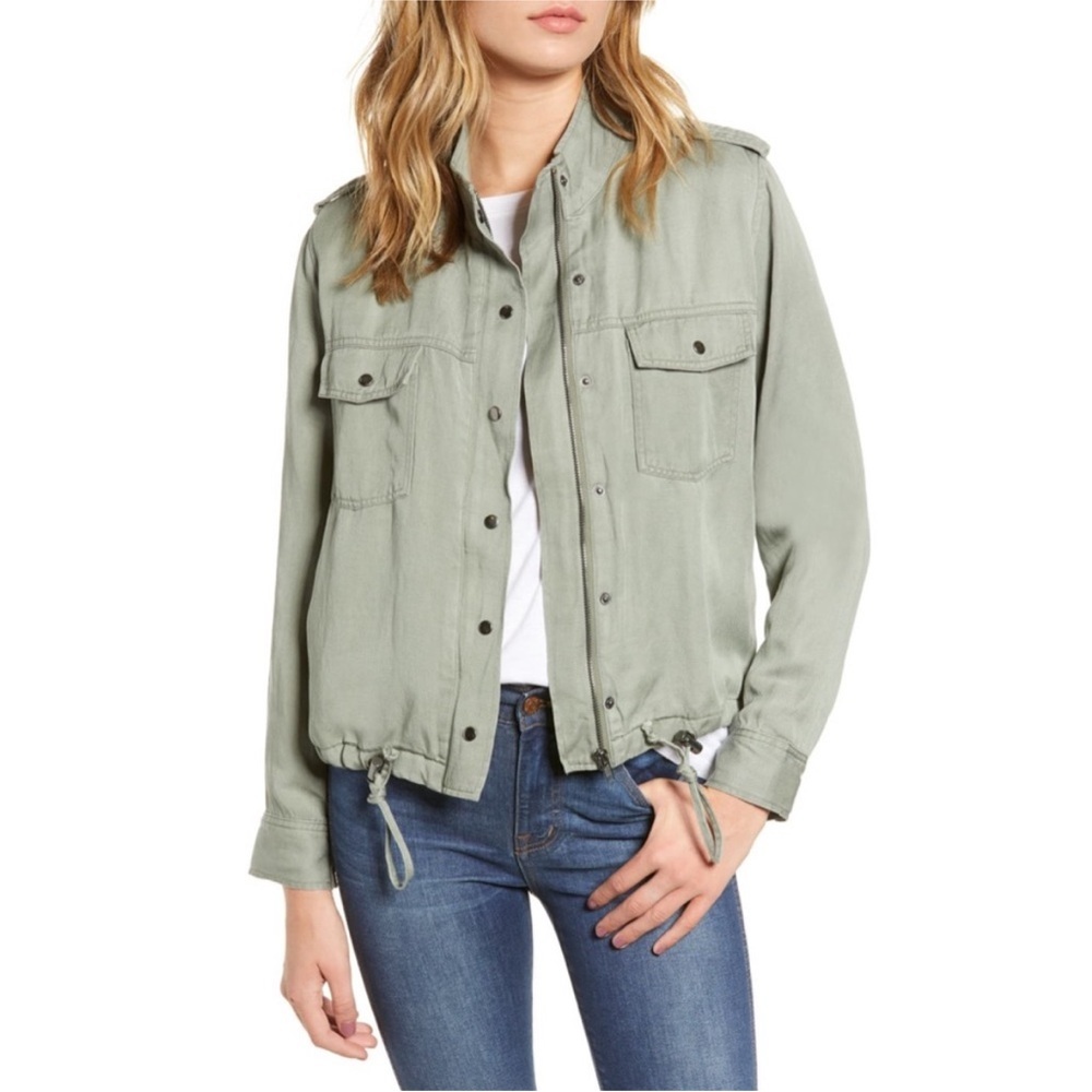 Rails Collins Military Utility Jacket Sage Green Small - Picture 6 of 16